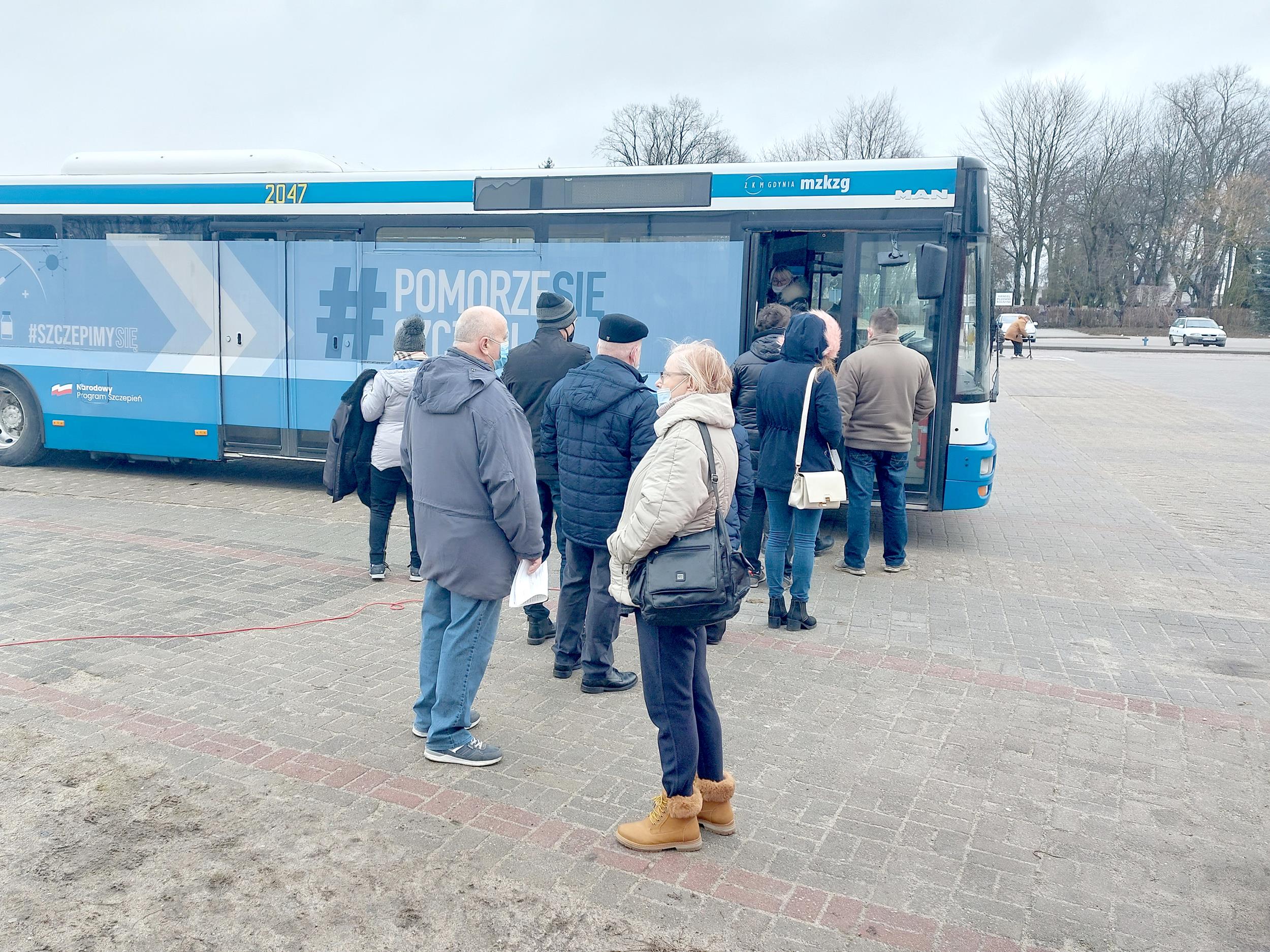 Pomorski Szczepibus - 53 osoby zaszczepione 