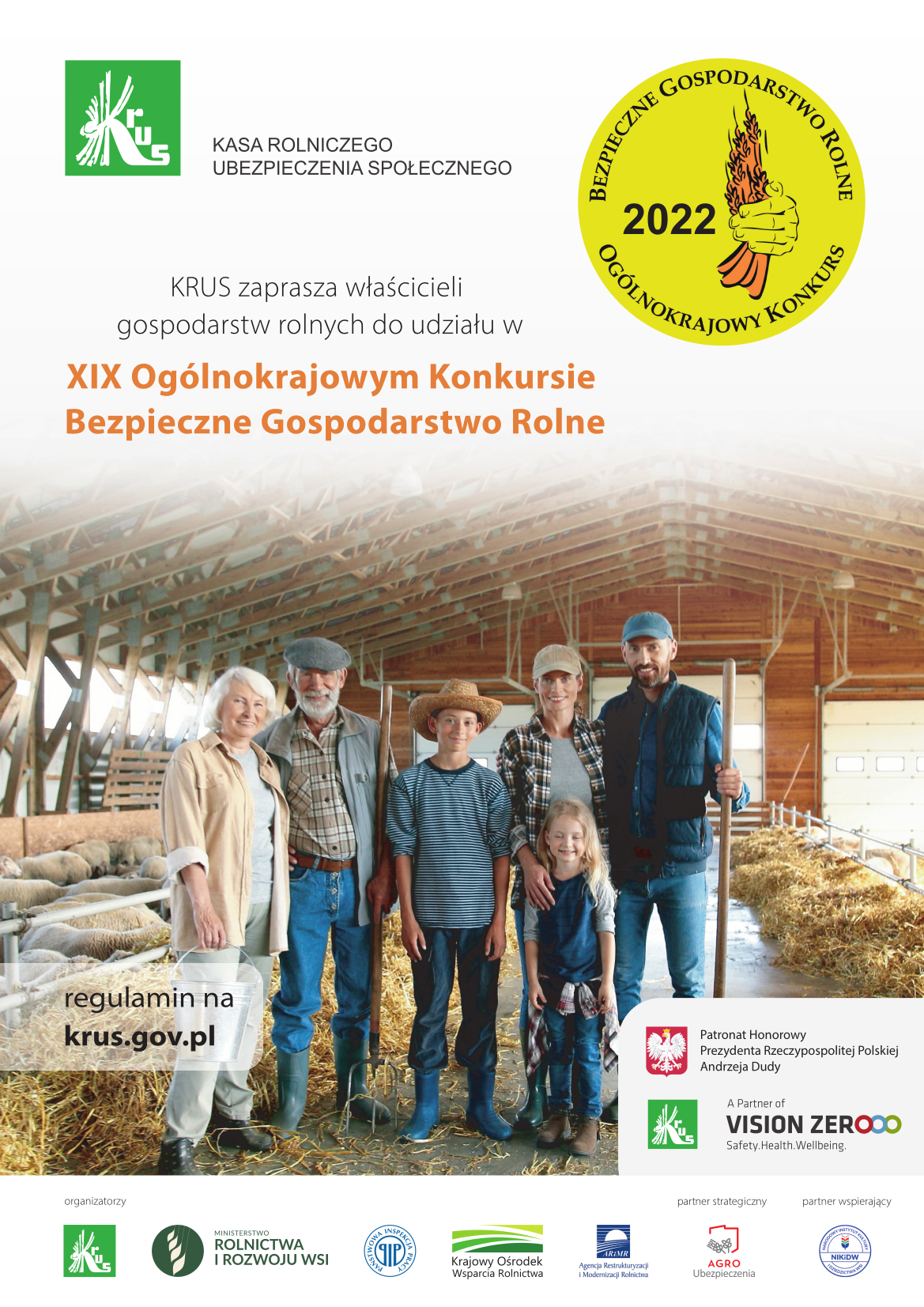 XIX Ogólnopolski Konkurs „Bezpieczne Gospodarstwo Rolne” – 2022