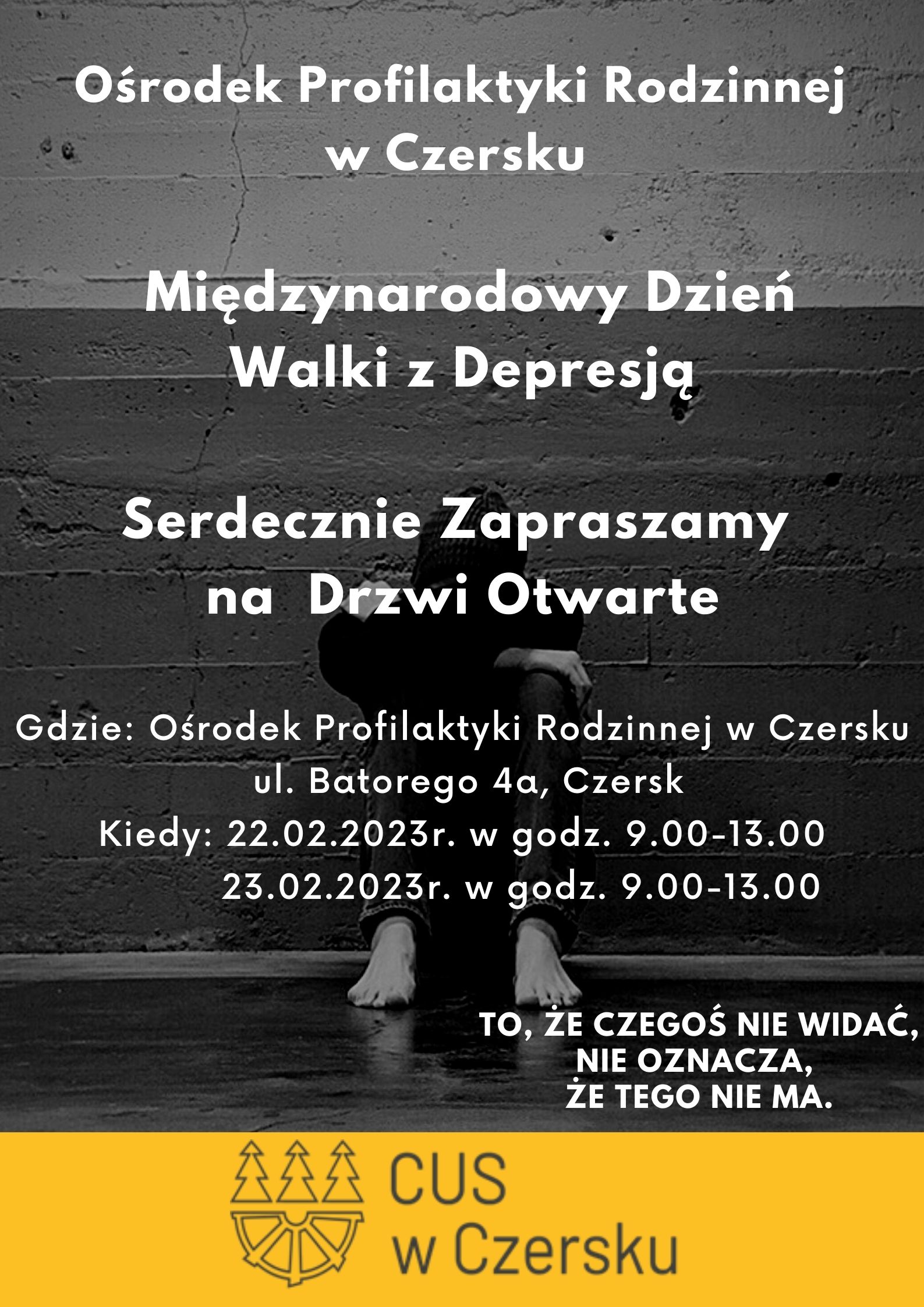 Międzynarodowy Dzień Walki z Depresją 