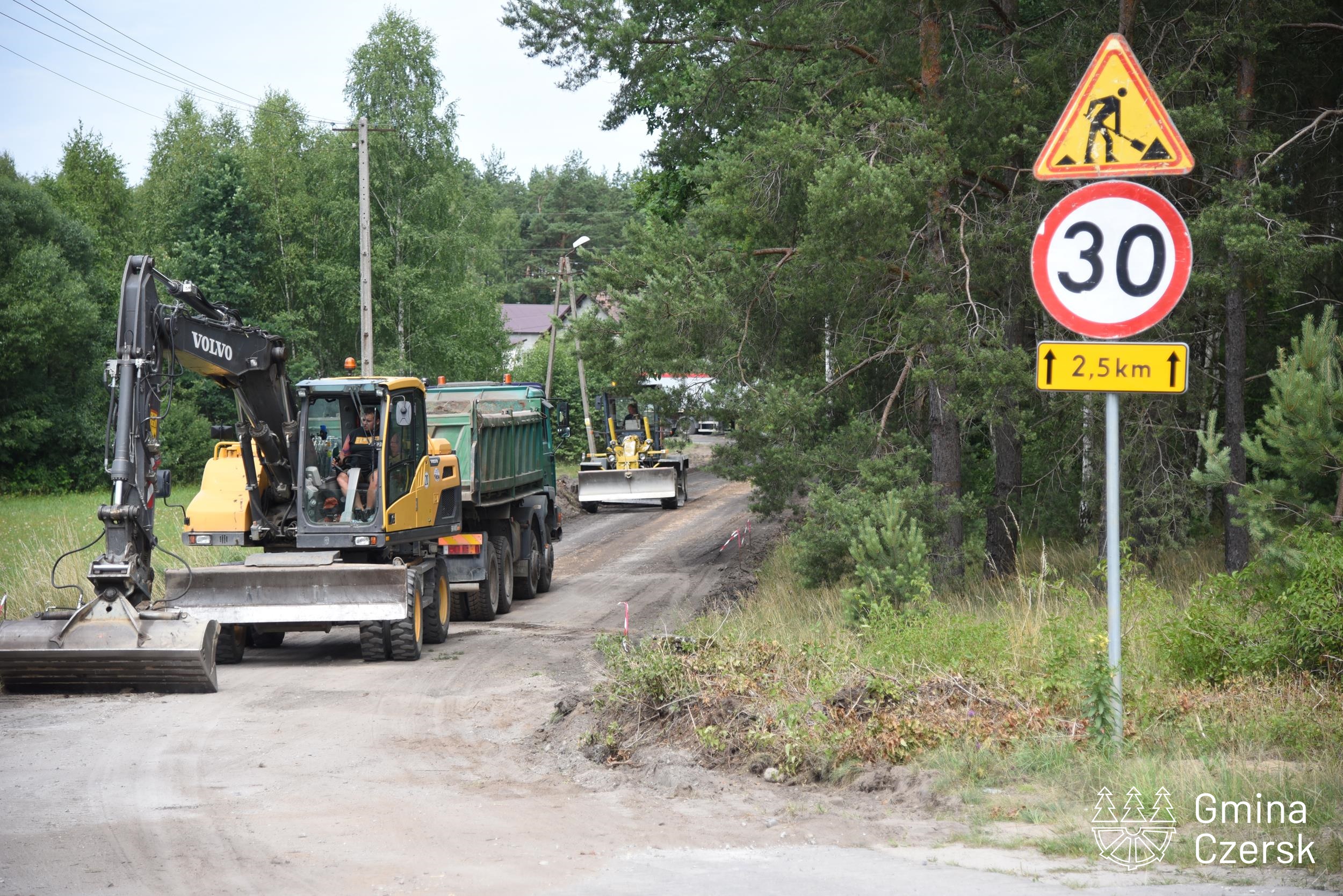 Trwają prace na odcinku Gotelp-Pustki