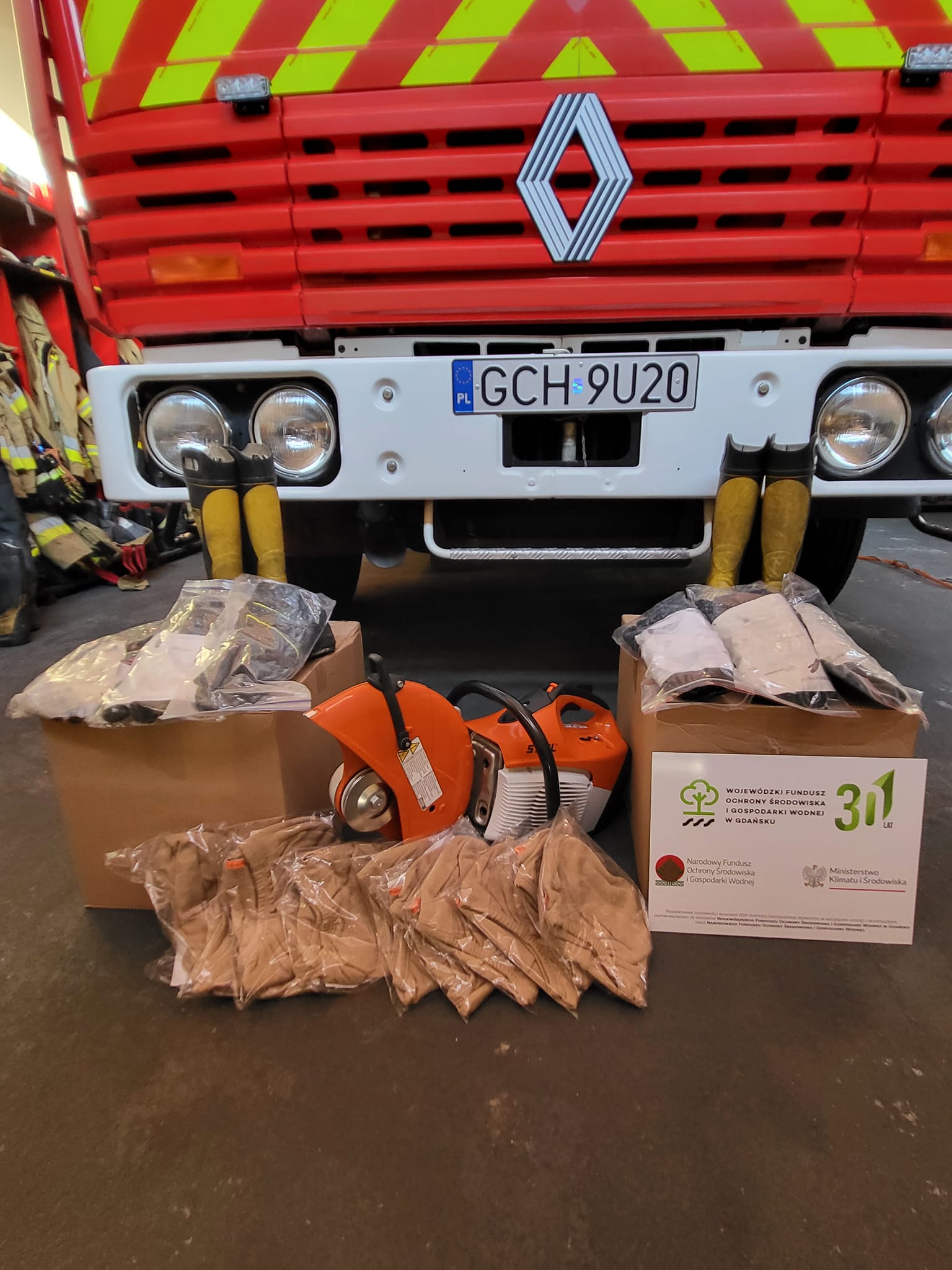 Strażacy z OSP w Łegu otrzymali dofinansowanie na zakup sprzętu