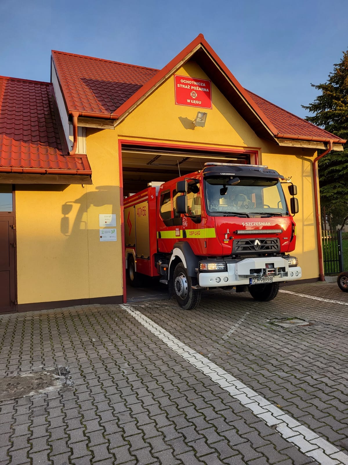 Dofinansowanie zakupu średniego samochodu ratowniczo-gaśniczego dla jednostki Ochotniczej Straży Pożarnej w Łęgu