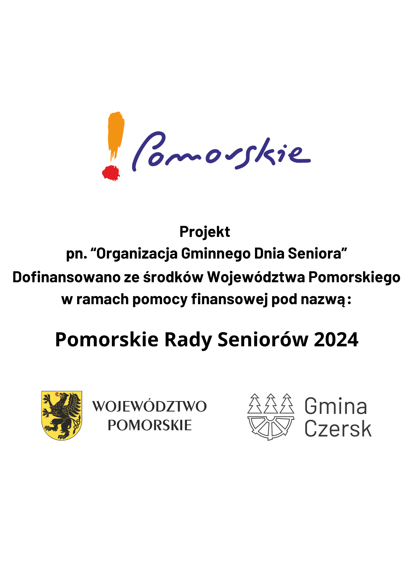 Gminny Dzień Seniora 2024 - dofinansowanie