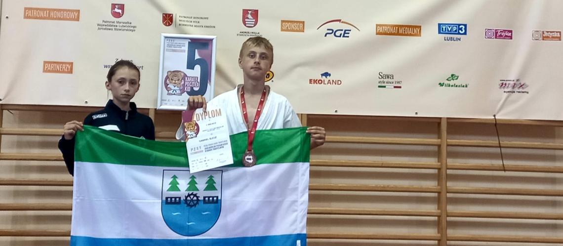 Gabriel Śledź z Rytla z brązowym medalem w Karate Tradycyjnym