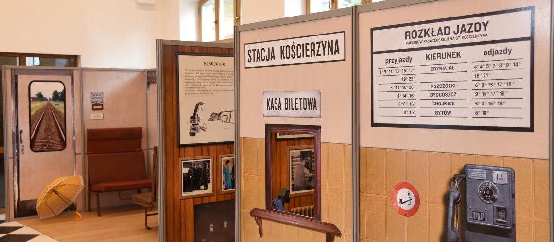 Zapraszamy do zwiedzania wystawy poświęconej kolejnictwu w Czersku