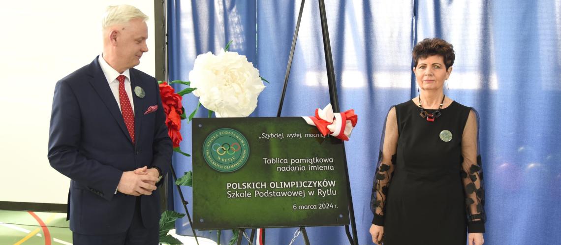 Nadano imię Polskich Olimpijczyków Szkole Podstawowej w Rytlu 